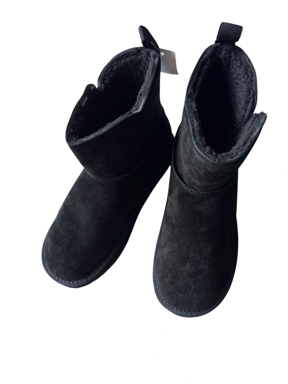 Lands End Women’s Black Suede Winter Boots